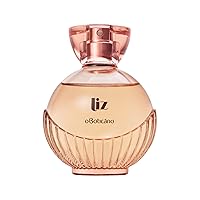 O BOTICARIO Liz Eau de Toilette Fragrance for Women, Iris and Vetiver Perfume of Strength and Femininity, 3.4 Ounce