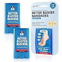 Anti-Blister Essentials Bundle - Dr. Frederick's Original Better Blister Bandages and Better Blister Blocker