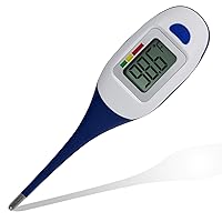 Large Face LCD Fast Read Digital Thermometer for Adults and Children - Instant Read Thermometer for Fever Detection with Quick 10 Second Read Time ( Packaging May Vary )