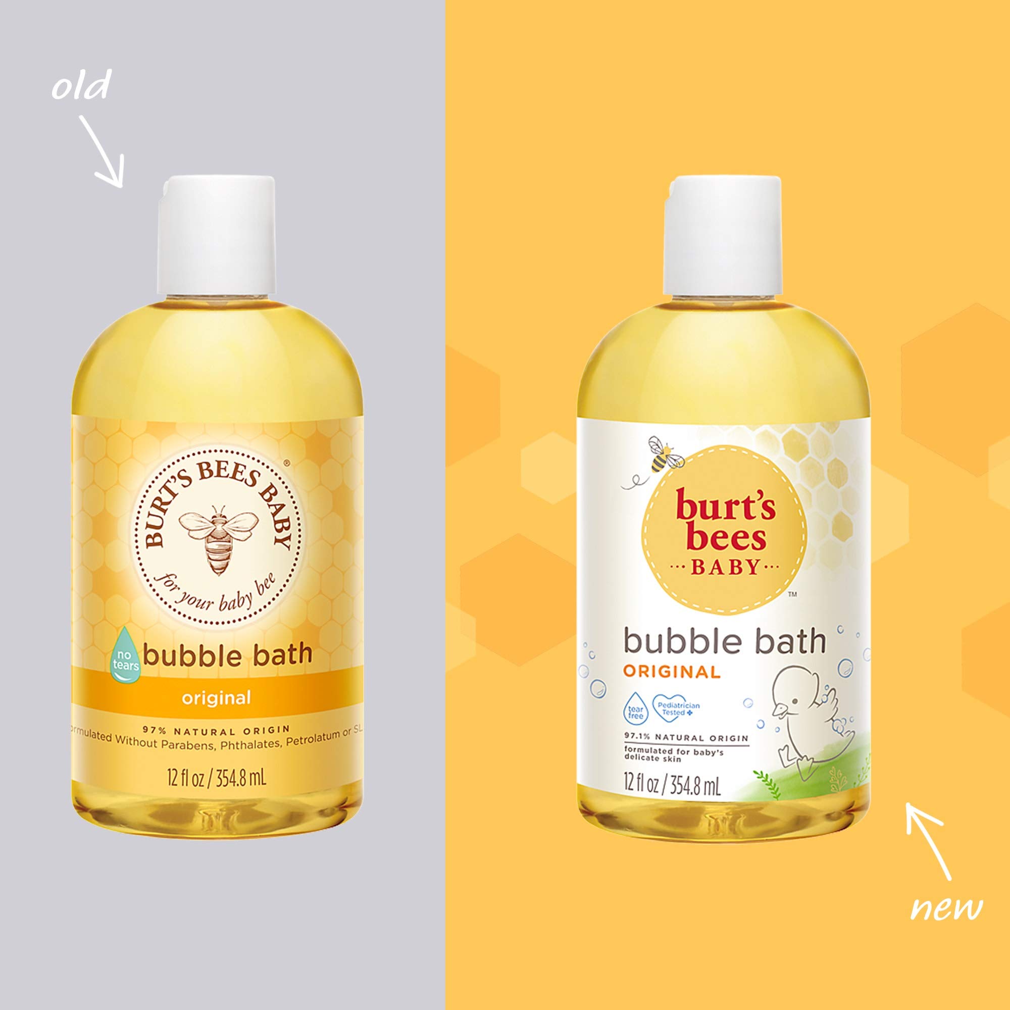 Burt's Bees Tear Free Baby Bubble Bath Wash, Default, 12 Fl Oz