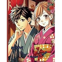 Notebook - Scrivi Colora e disegna - Linea Manga - Con Disegni Manga all'interno da colorare!: Linea Manga Print (Italian Edition)