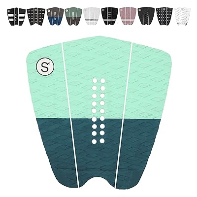 SYMPL Surfboard Traction Pad 3 Piece Deck Pad for Surfing, Skimboarding  Maximum Grip 3M Adhesive Fits
