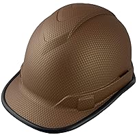 Ridgeline Cap Style Patterned Hard Hat with Protective Edge with 4 Point Suspension