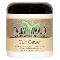 Curls Waves Natural - Curly Curl Sealer | Leave-in-Conditioning | Shapes and Seals in Curls | No Build-up or Frizz | Stops Frizz, Adds Shine | 100% Paraben Free - 6oz (T072)