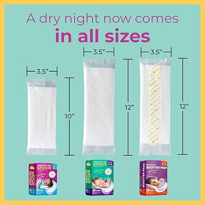 Sposie Diaper Booster Pads 2T-5T, 28 Count - Baby Diaper Pads Inserts Overnight, Diaper Liners for Nighttime Diapers, Overnight Diapers