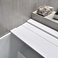 Dust Board Bathtub Lid White Bathtub Insulation Cover Shutter Multi-Function Folding PVC Storage Stand Can Place Toiletries (Color : White, Size : 65x90cm)