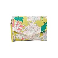 Ted Baker London FLWRY-Floral Printed Envelope Pouch, Yellow