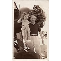 Bright Eyes (Original photograph of Shirley Temple and a crew member on the set of the 1934 film)