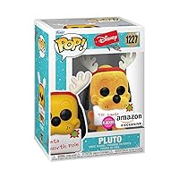 Pop! Disney Holiday: Pluto (Flocked), Amazon Exclusive