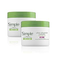 Simple Kind to Skin Vital Vitamin Day Cream (50ml) - Pack of 2