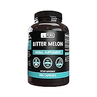 Bitter Melon (365 Capsules) No Magnesium Or Rice Fillers, Always Pure, Lab Verified