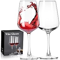 Wine Glasses Set of 6,Crystal White Wine Glasses ,Red Wine Glass Set,Long  Stem