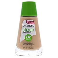 COVERGIRL, Clean Sensitive Skin Foundation, Natural Beige, 1 Count (packaging may vary)