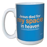 Tree-Free Greetings lm44299 MySpace: 2 Timothy 4:18 Ceramic Mug with Full-Sized Handle, 15-Ounce