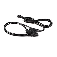 StarTech.com 10ft (3m) Power Extension Cord Splitter, C14 to 2x C13, 13A 250V, 16AWG, Computer Power Cord Extension, IEC 320 C14 to 2x C13 AC Extension Cable for Power Supply, UL Listed (PXT100Y)