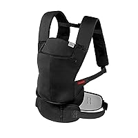 SnugSupport 4-in-1 Infant Carrier, Front and Back Carry Positions, Infant Backpack, Baby Carrier Newborn to Toddler, for Infants 7.5-33 lbs. | Black/Black