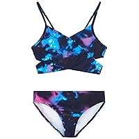 Kanu Surf Girls Coral Reef Beach Sport Wrap Around Bikini 2-Piece Swimsuit