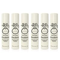 Sun Bum CocoBalm | Vegan and Cruelty Free Moisturizing Lip Balm with Aloe and Coconut Oil | Pina Colada (.15 oz) | Pack of 6