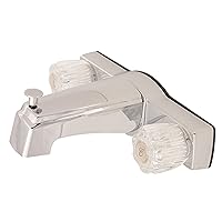 Empire Brass U-YJW68-OFS RV Tub/Shower Diverter with Crystal Handles, Offset Shanks and Shower Head - 8