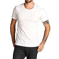 NE PEOPLE Mens Basic Lightwight U Neck Line Short Sleeve T-Shirts (5Colors)