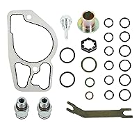 High Pressure Oil Pump Master Service Kit with Base Gasket, HPOP Upgraded Full Compatible with 1994-2003 Ford Powerstroke 7.3L Diesel Engine 7.3L F250-F550, E250-E450, Excursion (Pack of 22 Set)