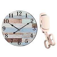 Matching Sales： 24inch Rustic Wall Clock and Heated Eyelash Curler