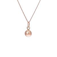 jewellerybox Rose Gold Plated Sterling Silver Ball Necklace 14-32 Inches
