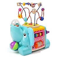 TOP BRIGHT Activity Cube Toys - Baby Toys with Bead Maze for Toddlers 1 2 Year Old Boy and Girl Gifts