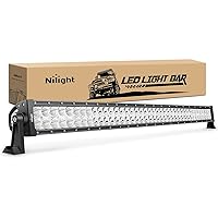 LED Light Bar Nilight 42Inch 240W Spot Flood Combo LED Driving Lamp Off Road Lights LED Work Light for Trucks Boat Jeep Lamp,2 Years Warranty