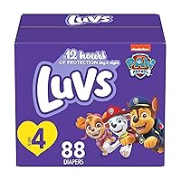 Luvs Diapers Ultra Leakguards with Night Lock Size 4 22-37 lb Big Value - 88 CT