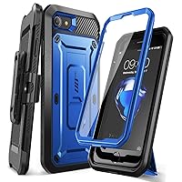 SUPCASE for iPhone SE 3rd Generation/iPhone SE 2nd Generation/iPhone 7/ iPhone 8 Case (Unicorn Beetle Pro), with Screen Protector & Stand & Holster Rugged Phone Case for Apple iPhone SE, RoyalBlue