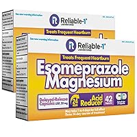 Esomeprazole 2-Pack - Magnesium Delayed Release Acid Reducer 20Mg Capsules for Frequent Heartburn Relief 84 Ct