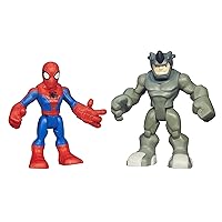 Playskool Heroes Marvel Super Hero Adventures Spider-Man and Rhino Figures