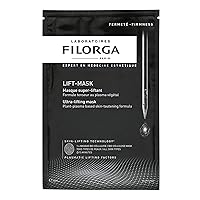 Filorga Lift-Mask, Anti-Aging Sheet Mask with Hyaluronic Acid, Collagen, & Antioxidant Polyphenols for Lifted & Plumped Skin, 0.67 oz