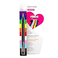 wet n wild Pride Breakup Proof Waterproof Liquid Eyeliner Pen, Black (1115479)