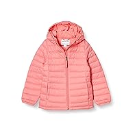 Amazon Essentials Girls and Toddlers' Lightweight Water-Resistant Packable Hooded Puffer Jacket-Discontinued Colors