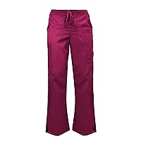 Soft Premium Professional Work Pants Boot-Cut Cargo Pocket for Women 9118