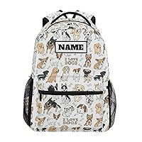 ALAZA Custom Backpack Customized Name Personalized School Bag Laptop iPad Tablet Travel Pack with Multiple Pockets