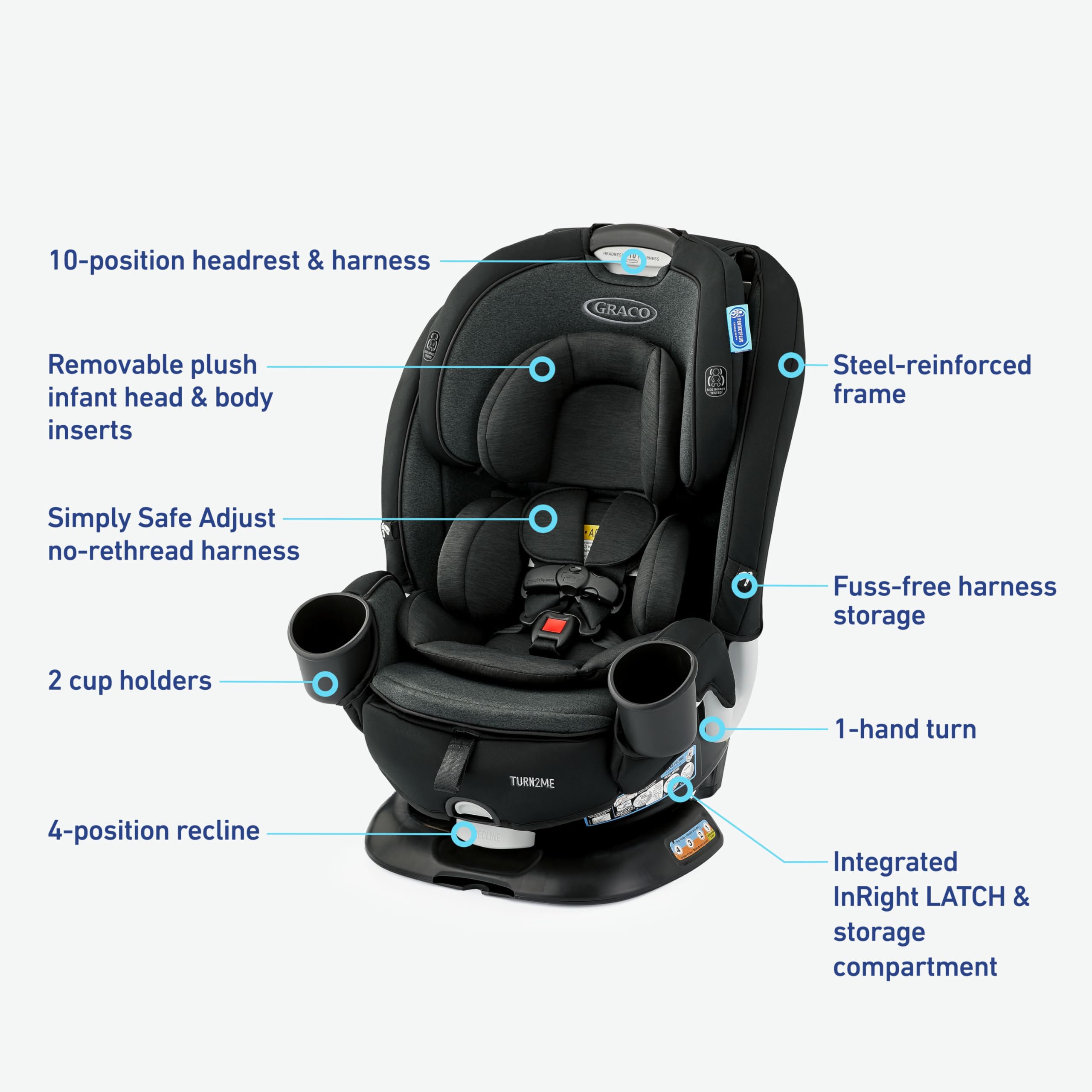 Graco® Turn2Me™ 3-in-1 Car Seat, Brighton