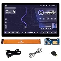 waveshare for Raspberry Pi/Jetson Nano/Windows/PC, 7inch QLED Touch Screen 1024x600 Capacitive LCD Display Integrated Thin and Light, Support Windows/Linux/Android