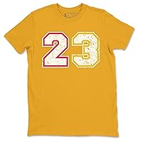 Number 23 1 Retro High Og Light Fushion Red Design Sneaker Matching Shirt
