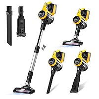 Cordless Vacuum Cleaner for DeWALT 20v/18v Battery, 6 in 1 Lightweight Stick Vacuum with 2 Mode Suction, 250W Brushless Motor, 20Kpa Stick Cordless Vacuum for Hardwood Floor Pet(Battery NOT Include)