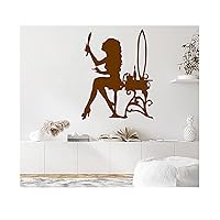 Wall Decal Vinyl Sticker Decals Beauty Salon Make up Girl Woman Makeup Eyes Face Lips Fashion Cosmetic Hairdressing Hair Home Decor Art Bedroom Design Interior C462