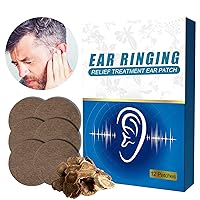 Tinnitus Relief for Ringing Ears, Tinnitus Relief Patches for Hearing Loss and Ear Pain Relief, Natural Herbal Tinnitus Relief Treatment Patches, 12Pcs/1Pack