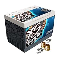 XS Power D3400 AGM Battery With 580 Brass Posts (D3400+580)