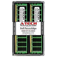 A-Tech 32GB (2x16GB) Memory for Dell PowerEdge R440, T440, R540, R640, T640, M640, FC640, R740, R740XD, R940, C6420 | DDR4 2400MHz ECC RDIMM PC4-19200 2Rx4 1.2V 288-Pin DIMM Server RAM Upgrade Kit