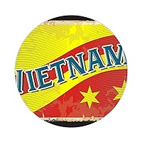 50 Pieces Vietnam Flag Sticker Graphic Country Flags Vinyl Stickers Patriotic Flag Peel and Stick Sticker Labels Decals Stickers for Laptop Water Bottles Phone Computer Decal 4inch