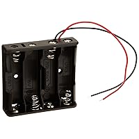 EL024-0004 Battery Holder with Lead Wire, 4x AA Cell (Pack of 10)
