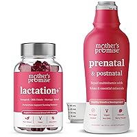 Lactation Gummies & Liquid Postnatal+Prenatal Multivitamin