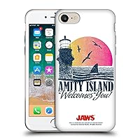 Head Case Designs Officially Licensed Jaws Amity Island I Key Art Soft Gel Case Compatible with Apple iPhone 7/8 / SE 2020 & 2022